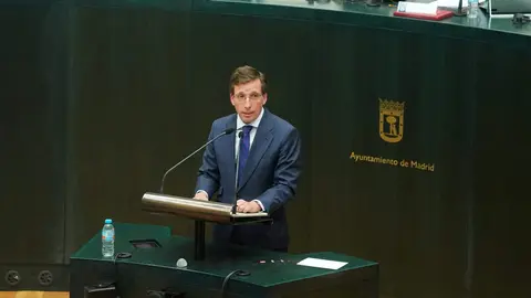 Imagen del alcalde de Madrid, Jos&eacute; Luis Mart&iacute;nez-Almeida, durante el Debate sobre el Estado de la Ciudad  - Foto Ayuntamiento de Madrid