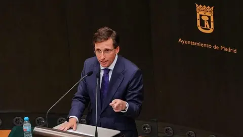 Almeida durante su intervenci&oacute;n en el Debate del Estado de la Ciudad - Foto Ayuntamiento de Madrid