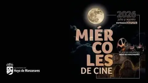 Hoyo de Manzanares recupera los 'Mi&eacute;rcoles de Cine' con ocho noches de proyecciones al aire libre