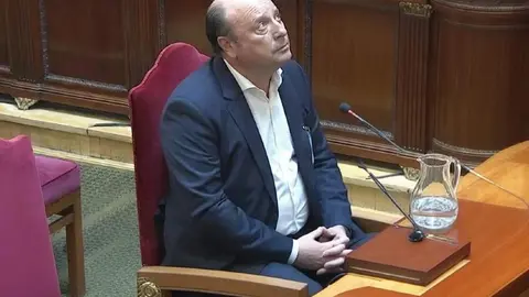Claudio Rivas en el juicio del 'caso Mascarillas' | Foto de la se&ntilde;al institucional