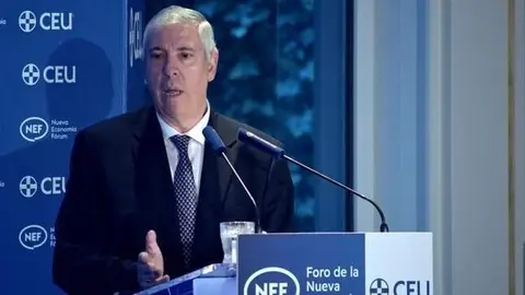 &Eacute;xito total de la F&oacute;rmula 1 en Madrid: cuelga el cartel de &lsquo;sold out t&eacute;cnico&rsquo; con 100.000 entradas vendidas - Foto de Nueva Econom&iacute;a F&oacute;rum de la intervenci&oacute;n de Jos&eacute; Vicente de los Mozos, presidente del Comit&eacute; Ejecutivo de Ifema
