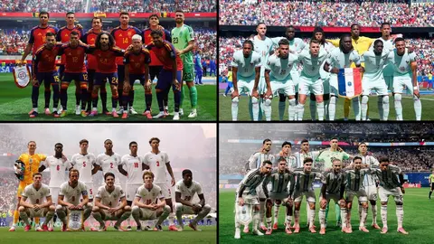 Foto de las cuatro selecciones de f&uacute;tbol que optan a ganar el Mundial de 2026