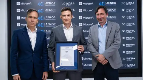 Indra Group, primera empresa espa&ntilde;ola certificada por AENOR en Inteligencia Artificial Responsable con tecnolog&iacute;a Microsoft - Foto de Indra