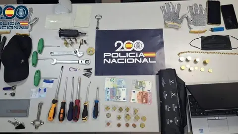 Foto de lo detenido por la Polic&iacute;a Nacional - Polic&iacute;a Nacional