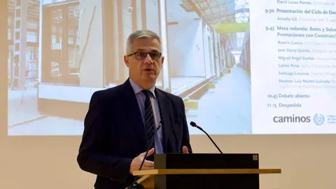 David Lucas en el Colegio de Ingenieros - Foto del Ministerio de Vivienda y Agenda Urbana