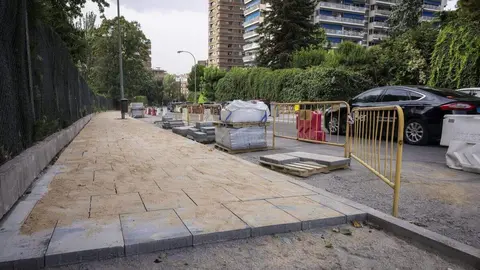 La delegada de Obras y Equipamientos, Paloma Garc&iacute;a Romero, ha visitado los trabajos junto a la concejala de Ciudad Lineal, Nadia &Aacute;lvarez