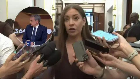 Ester Mu&ntilde;oz (PP) El PP tacha de &laquo;tomadura de pelo&raquo; la entrevista de Zapatero y le acusa de encubrir a S&aacute;nchez - Foto del v&iacute;deo de Ester publicado en Instagram y foto de la intervenci&oacute;n de Zapatero en Ma&ntilde;aneros 360 de TVE