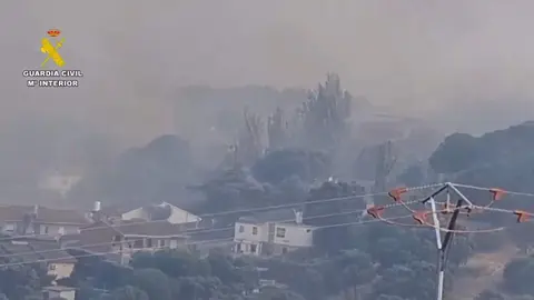 Incendio entre Almorox y Villa del Prado - Foto de la Guardia Civil