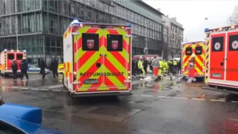 Captura de un v&iacute;deo de la cadena alemana DW