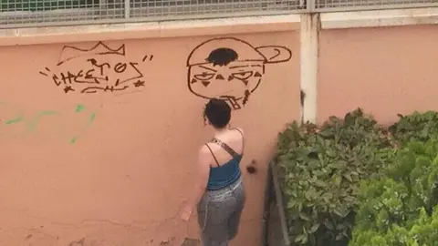 La Polic&iacute;a Local de Galapagar "caza" a una grafitera en directo gracias a su unidad de drones - Foto del Ayuntamiento de Galapagar