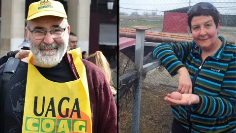 Javier S&aacute;nchez y Esther Latorre - Fotos de la Uni&oacute;n de Agricultores y Ganaderos de Arag&oacute;n (UAGA)
