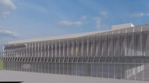 Render de la nueva biblioteca municipal del distrito de Hortaleza, que llevar&aacute; el nombre de Rosa Chacel - Foto Ayuntamiento de Madrid