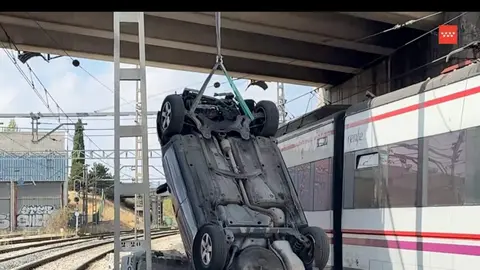 Im&aacute;genes del accidente - 112 Comunidad de Madrid