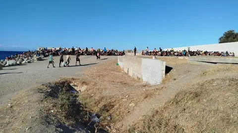 Imagen de la playa del Trampol&iacute;n, Ceuta - Ana Levante, JuntosPolGC