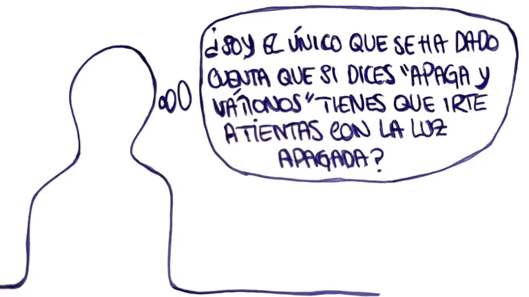 Apaga y vámonos - Las Viñetas de Manuel Franganillo