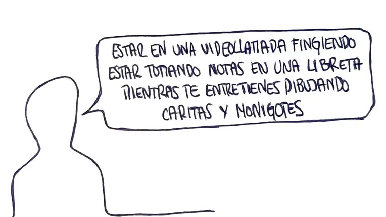 Fingiendo tomar notas - Las Vi&ntilde;etas de Manuel Franganillo