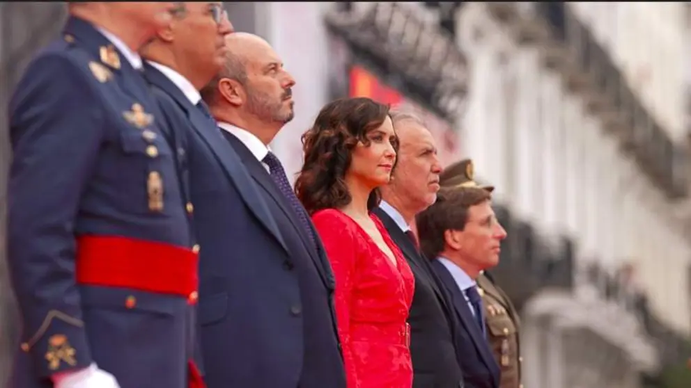 D&iacute;az Ayuso, en el acto c&iacute;vico-militar en homenaje a  los H&eacute;roes del 2 de Mayo de 1808 de 2024 - Comunidad de Madrid