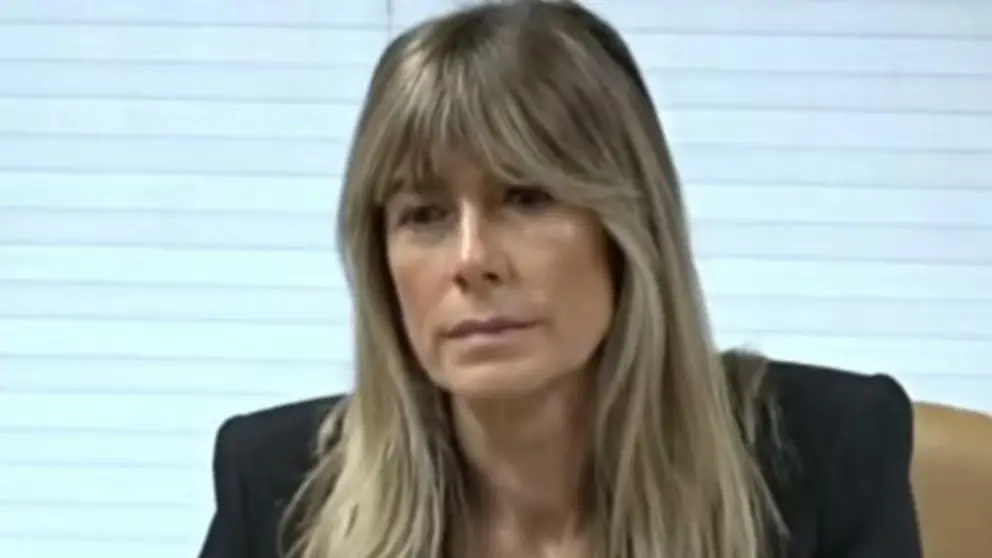 Bego&ntilde;a G&oacute;mez en una comparecencia - Foto de la emisi&oacute;n en directo Asamblea de Madrid
