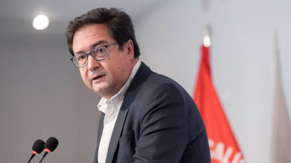&Oacute;scar L&oacute;pez en un acto reciente - Foto del PSOE