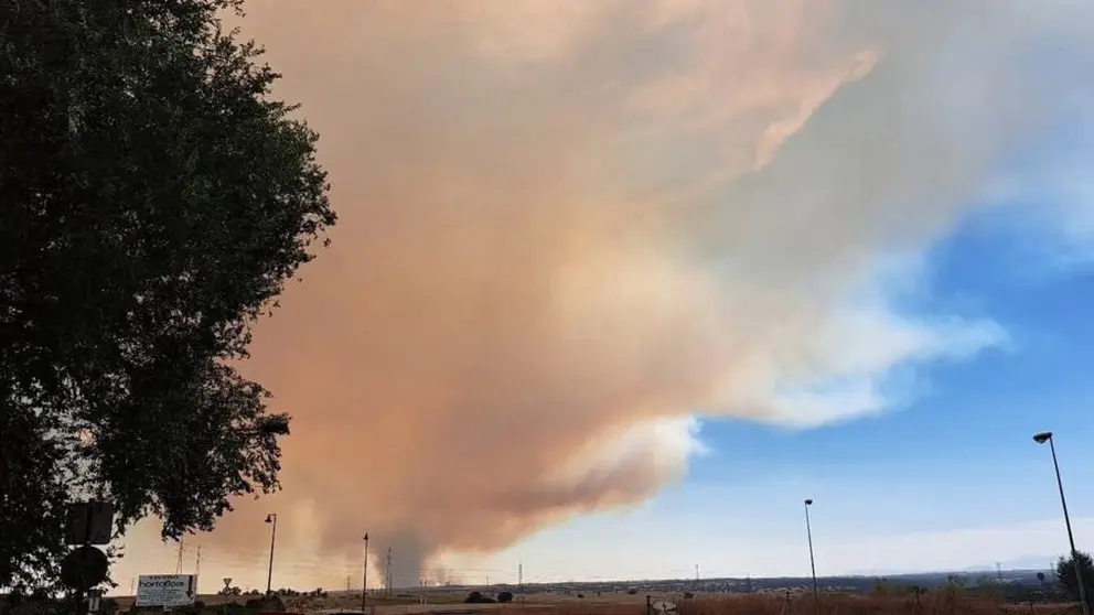 Incendio M&eacute;ntrida 