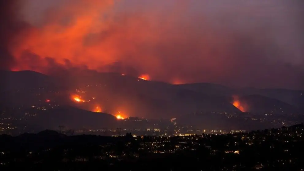Incendio -  Foto de Protecci&oacute;n Civil