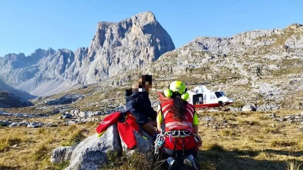 Rescate de una menor madrile&ntilde;a en Cantabria - @112Cantabria / X