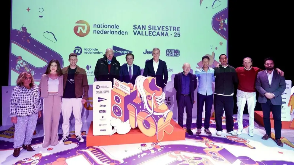 Almeida, en la presentaci&oacute;n de San Silvestre Vallecana 2025, celebrada este viernes