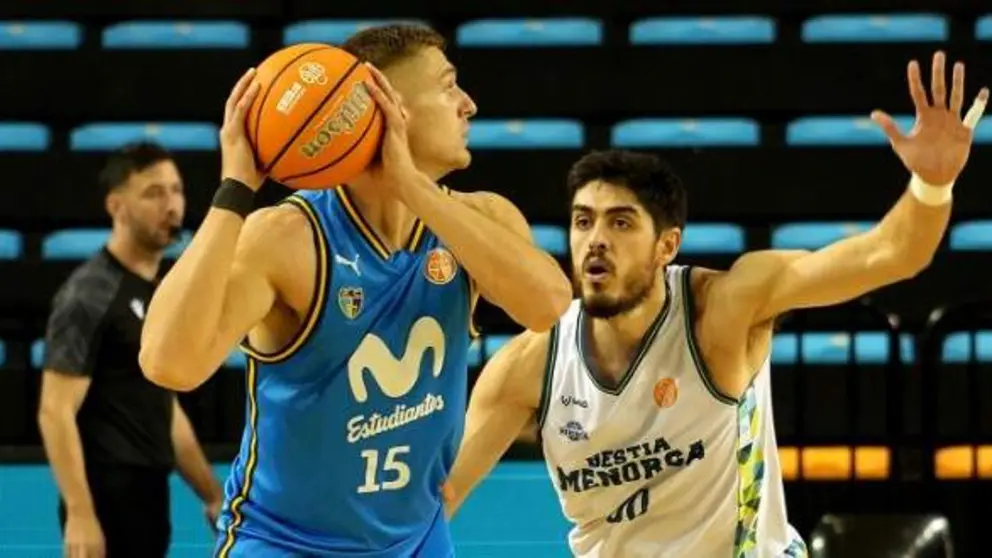 Hestia Menorca - Movistar Estudiantes - Movistar Estudiantes en X (Foto: Moi Valera)