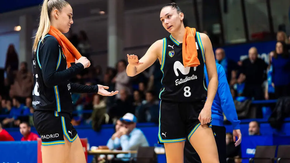 Irati Etxarri y Carla Osma - Movistar Estudiantes (Flickr)