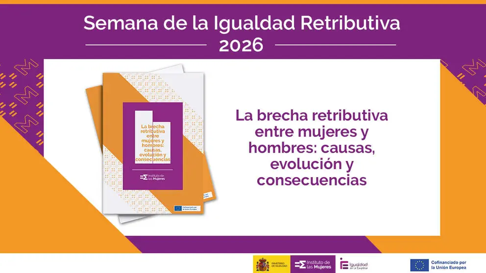 Cartel sobre el informe y la semana de la brecha retributiva 2026 - Foto del Instituto de las Mujeres
