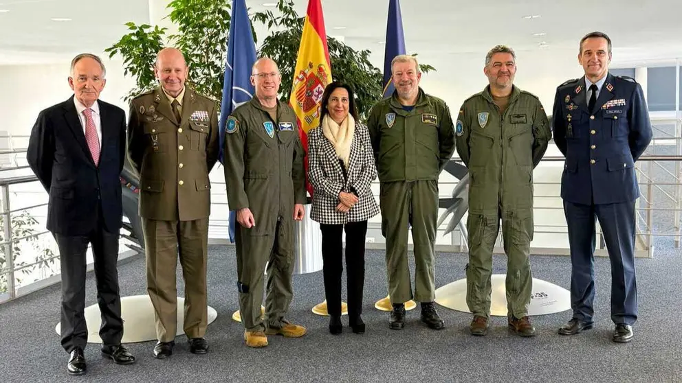 Robles este mi&eacute;rcoles en la Base de Ramstein - Foto del MDE