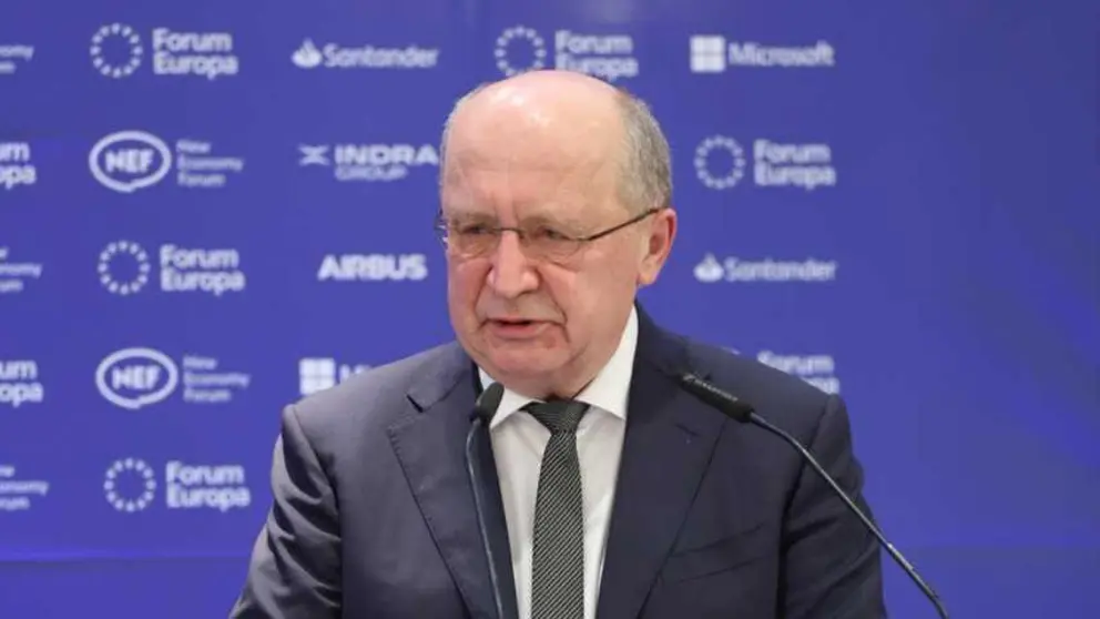 El comisario de Defensa, Andrius Kubilius, pide un escudo antia&eacute;reo europeo para proteger a la UE de misiles bal&iacute;sticos y drones ante la falta de suministros - Foto de Nueva Econom&iacute;a F&oacute;rum