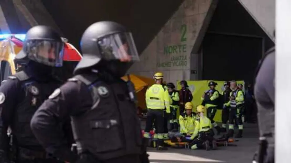 Imagen de archivo simulacro de Polic&iacute;a Municipal y SAMUR-PC ante supuesto ataque