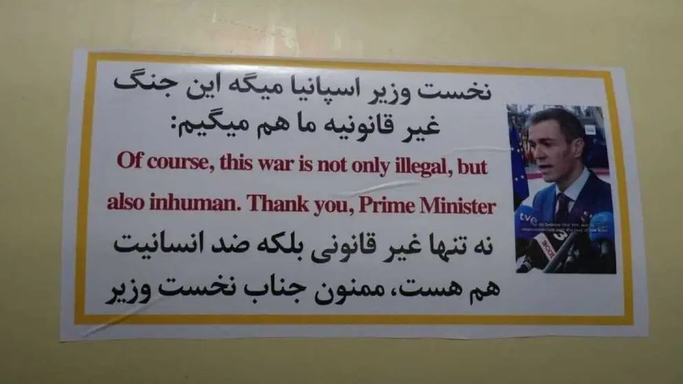 Misiles Ir&aacute;n con foto de Pedro S&aacute;nchez - Foto de Wall Street Wolverine