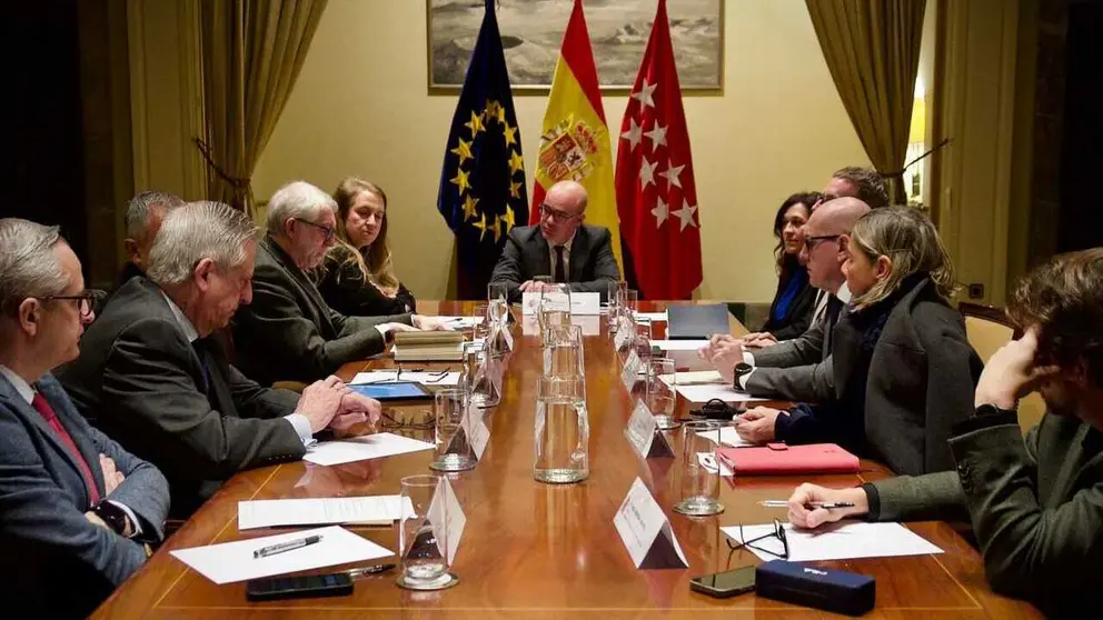 Reuni&oacute;n visita Papa - Foto Delegaci&oacute;n Gobierno en Madrid