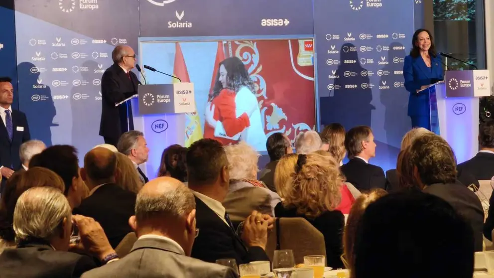 Mar&iacute;a Corina Machado en Nueva Econom&iacute;a F&oacute;rum