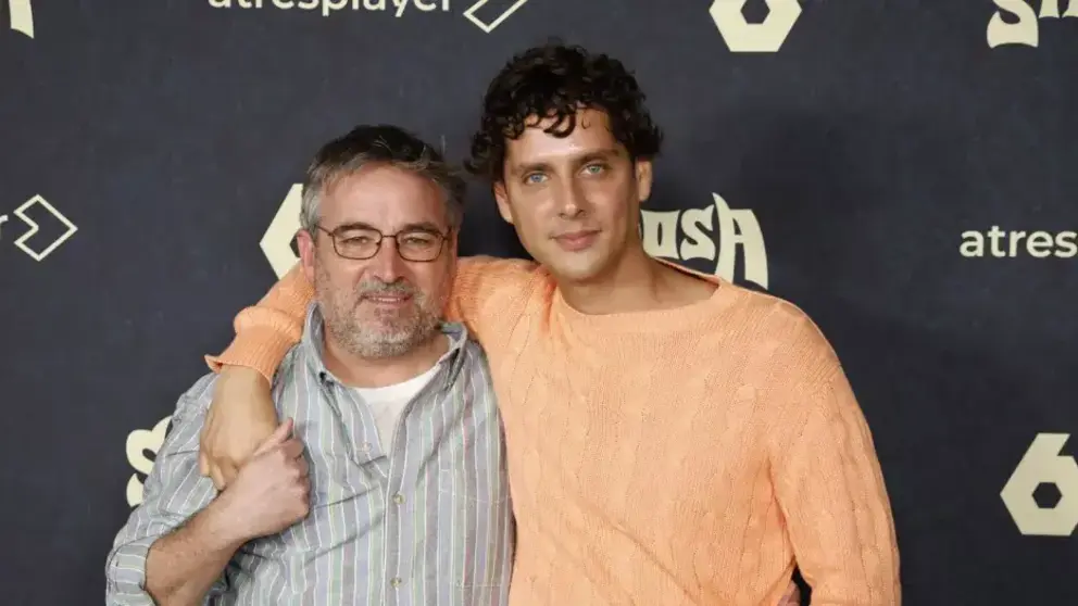 Jordi &Eacute;vole y Eduardo Casanova, en el preestreno en Madrid de Sidosa - GTRES