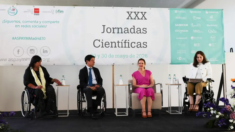 La Comunidad reafirma su apoyo a las personas con lesi&oacute;n medular en las XXX Jornadas Cient&iacute;ficas de ASPAYM