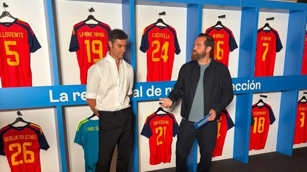 Iv&aacute;n Helguera e I&ntilde;aki Cano en el Espacio Movistar