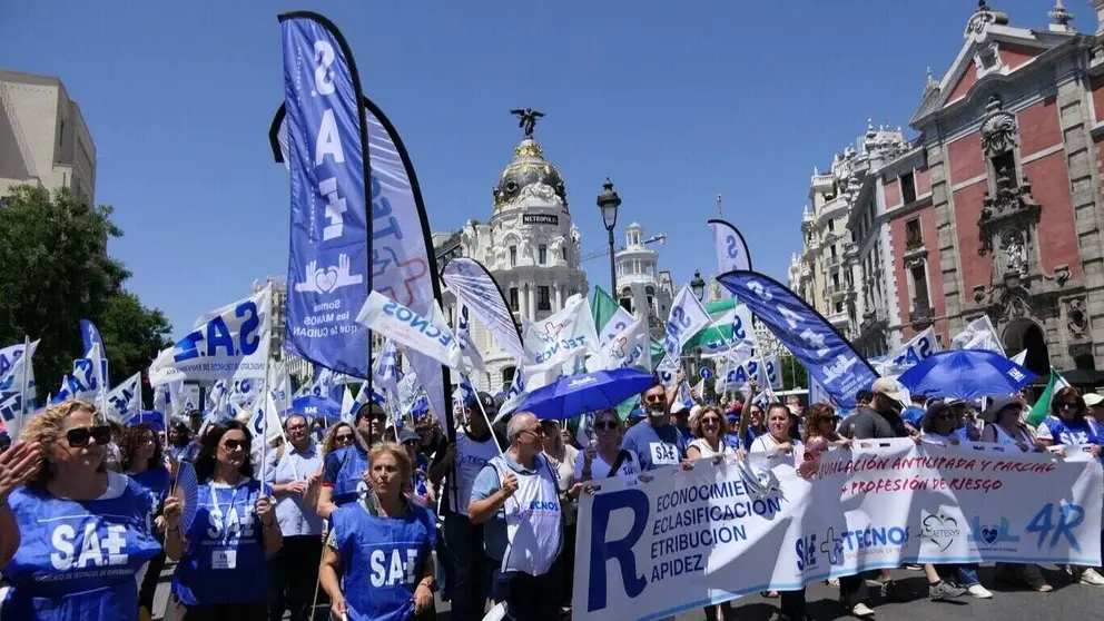 Manifestaci&oacute;n T&eacute;cnicos Sanitarios