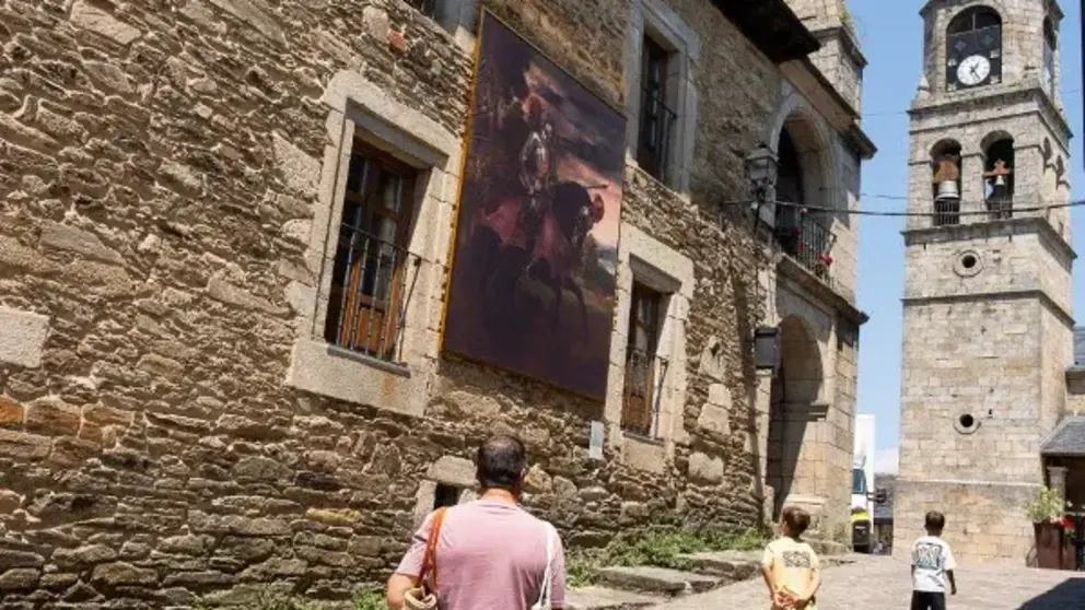 Puebla de Sanabria. Carlos V en la batalla de M&uuml;hlberg, de Tiziano. Foto &copy; Emilio Fraile