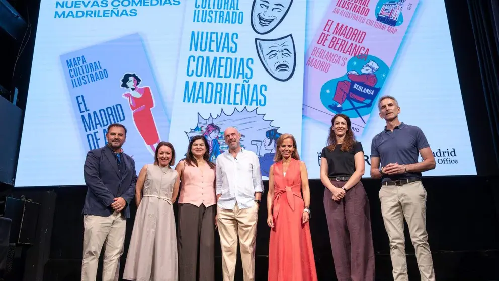 La concejala delegada de Turismo, Almudena Ma&iacute;llo, ha presentado hoy la tercera edici&oacute;n de &lsquo;Madrid en la pantalla&rsquo; y el mapa cultural ilustrado &lsquo;Nuevas comedias madrile&ntilde;as&rsquo;