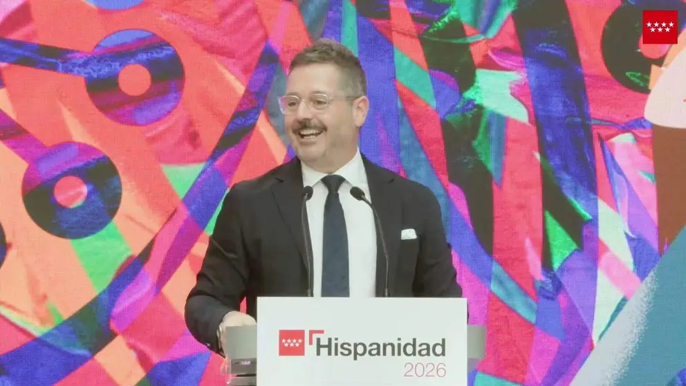 Mariano de Paco Serrano, consejero de Cultura, Turismo y Deporte, presenta Hispanidad 2026 - Foto de la Comunidad de Madrid