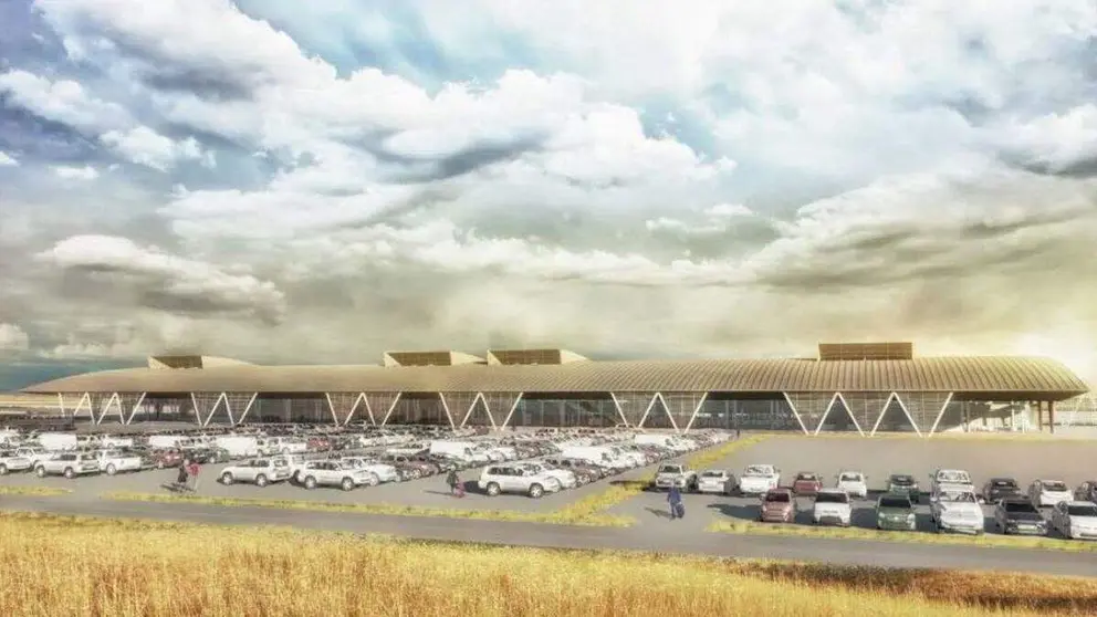 Proyecto del aeropuerto Carlos Ib&aacute;&ntilde;ez del Campochile | Imagen del Instituto Coordenadas