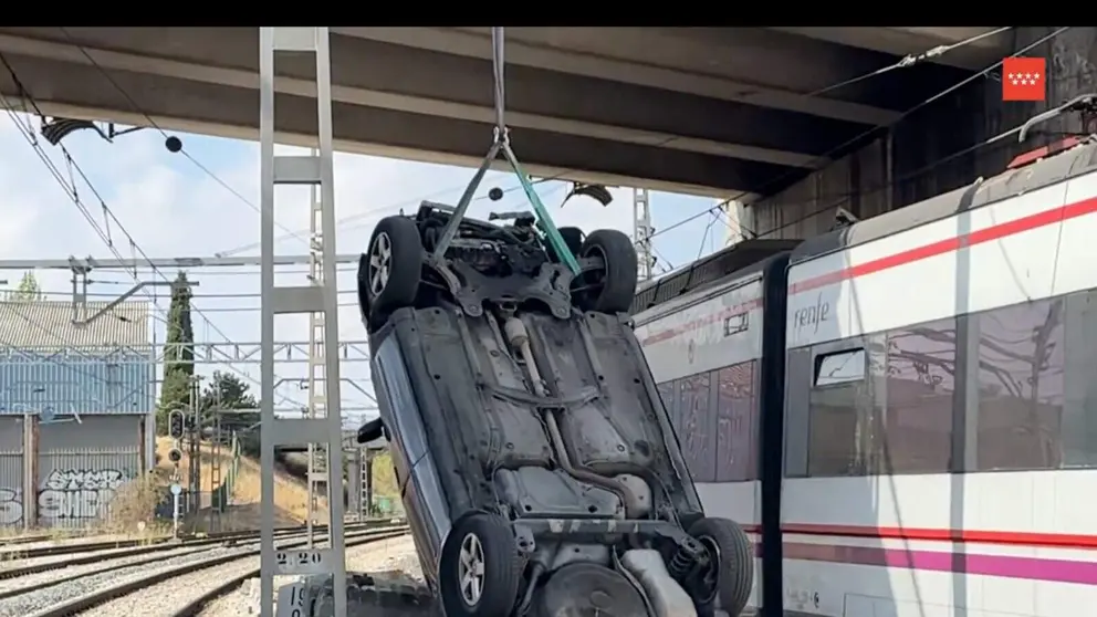Im&aacute;genes del accidente - 112 Comunidad de Madrid