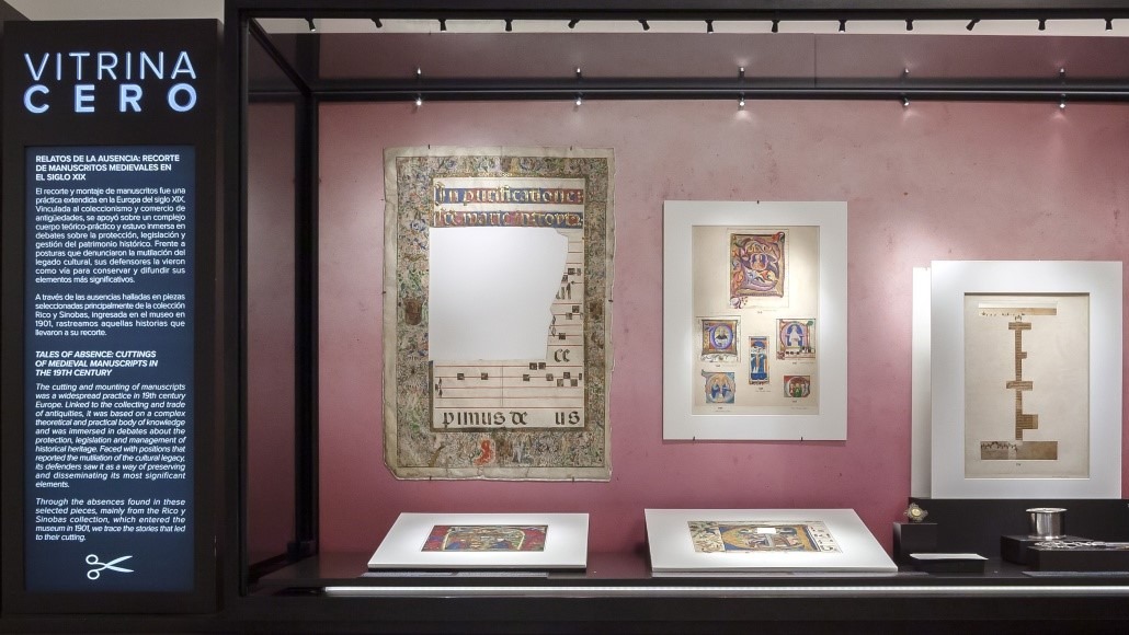 Imagen de la exposición en la Vitrina Cero del Museo Arqueológico Nacional - Foto del Museo Arqueológico Nacional