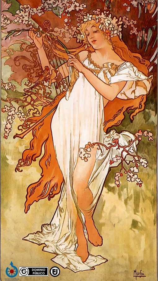 Primavera - Alfons Mucha