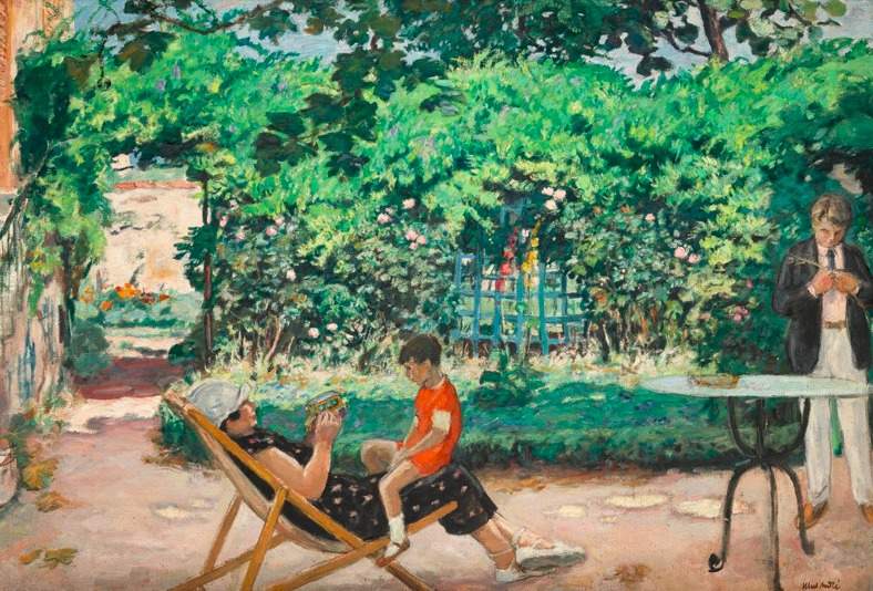 Albert André. La Tonnelle [El cenador], c. 1926