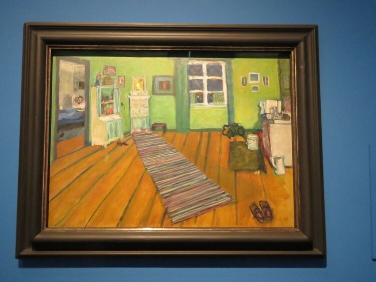 Sala de estar en Murnau (Interior), hacia 1910