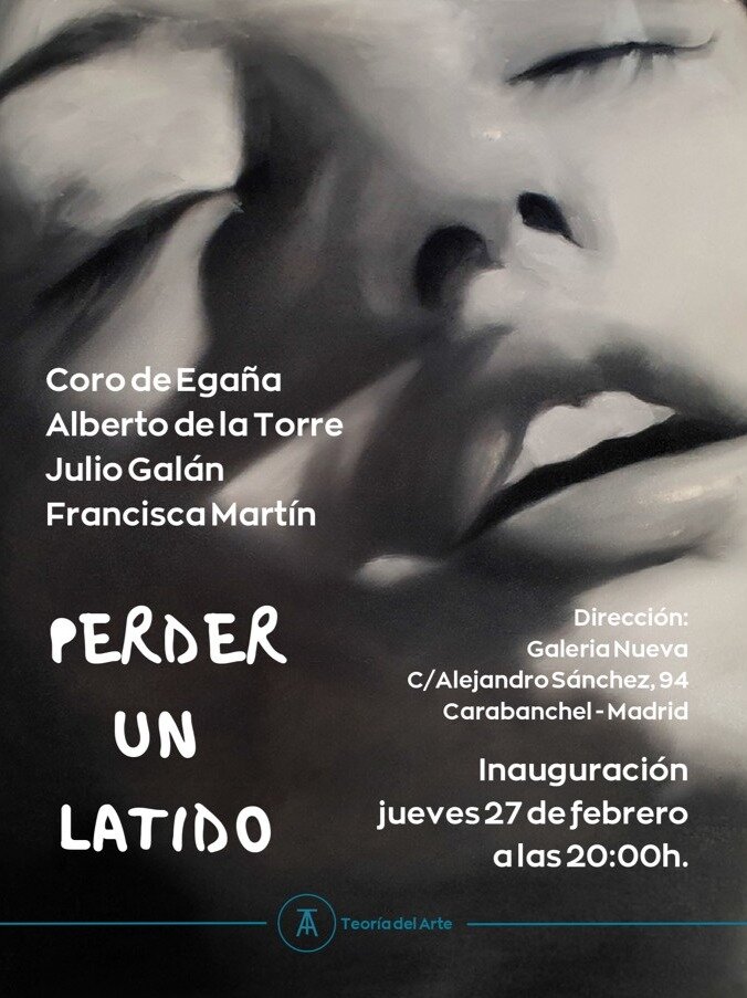 Cartel exposición Perder un latido